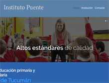 Tablet Screenshot of institutopuente.com